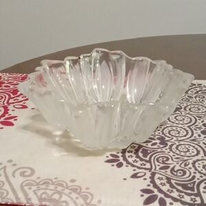 Elegant Clear Glass Bowl